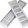 Aluminium vents in various sizes for ventilation of cupboards