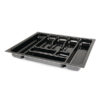 Black cutlery tray insert for Kitchen Drawer