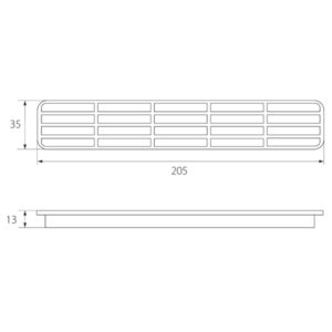 Plastic Vent Dimensions