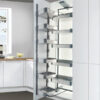 Aluminium Tandem Pantry for 450mm Kitchen Cupboard