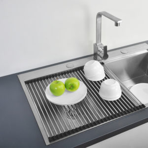Stainless Steel roll up mat for kitchen sink