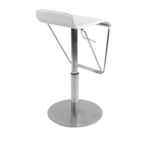 Stylish stainless steel bar chair for kitchen counters or bar counters