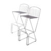 Stylish bar chair made from stainless steel material 770mm height