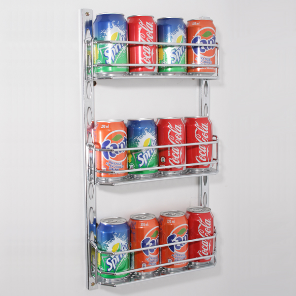 Spice rack for cupboard door