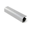 Fixed 90 degree silver plinth and kickplate corner connector for 150mm kitchen plinths
