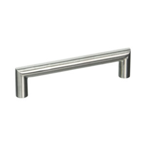 Straight end stainless steel bar handle in 14mm diameter for kitchen and bedroom cupboards