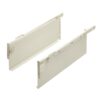 Metabox metal drawer slide 150mm white self closing