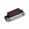 brown magnetic catch for cupboard and cabinet doors