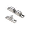 adjustable tension double ball cabinet catch with strike plate