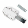 white push to open cabinet latch with magnetic plate