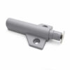 Grey heavy duty magnetic push catch with wing mount brackets and magnetic tip