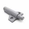 Grey heavy duty magnetic push catch with wing mounting brackets for cabinet doors
