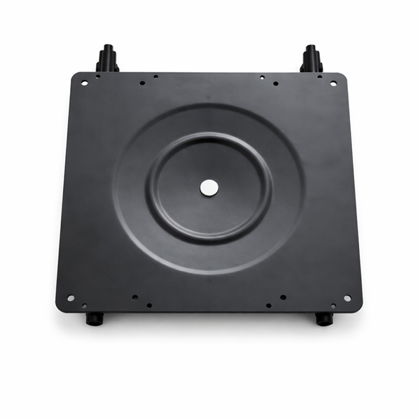 Pull out swivel base 320mm black top view