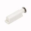 white short arm push to open catch 40mm cabinet latch