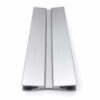 Flexible plinth and kickplate corner connector for kitchen plinth installations