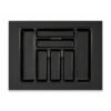 Black Onyx 800mm cutlery tray insert for large kitchen drawers
