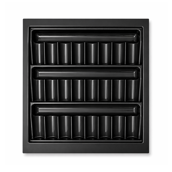 Black Onyx spice tray drawer organiser for kitchen spice storage