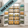 Chef Double Nano Tandem Pantry 900mm with back in stock banner in kitchen cabinet