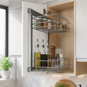 Top Cupboard Pull-Out 300mm storing spices, oils and vinegar