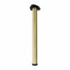 880mm x 80mm kitchen counter leg in brass finish