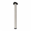 880mm x 80mm kitchen counter leg in brushed nickel finish