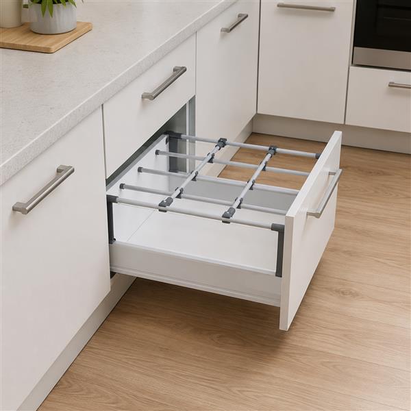 Elite 8 internal drawer organiser for 600mm kitchen cabinet