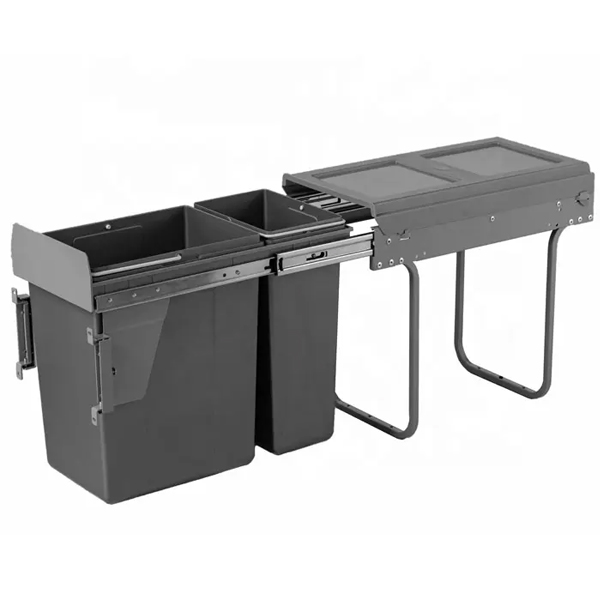 Enviro 300mm bottom mount 30L soft close pull out kitchen bin
